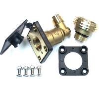 LPG Autogas Einfüllstutzen 90° Einbausatz für Füllschlauch + ACME-Tankadapter