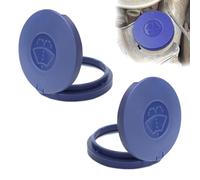 LPZMPZ 2 Stück Auto Wischwasser Deckel, Waschflüssigkeitsbehälter Tankdeckel, Verschlussdeckel Wischwasserbehälter, Kompatibel für Peugeot 106 206 207 406 5008 Citroen C2 C3