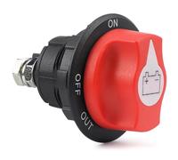 LPZMPZ Batterieschalter 12V 24V Auto Batterie Trennschalter Hauptschalter Batterietrennschalter 100A Batteriehauptschalter Wasserdicht für Motorrad LKW KFZ Boot Jacht Wohnwagen Bus Marine