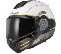 LS2 Advant FF906 Iron Klapphelm matt-weiss-schwarz-jeans, Größe 2XL (63/64)