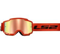LS2 Charger Iridium Lens Goggles, MX/Motocross/Ski/Snow, Orange