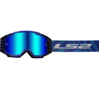 LS2 Charger Pro Motocross Brille, blau