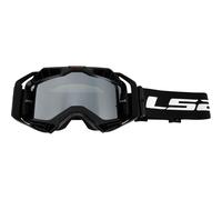 Crossbrille LS2 Aura Pro Iridium MX Brille, schwarz, verspiegelt UNI schwarz, verspiegelt