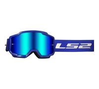 Crossbrille LS2 Charger Iridium MX Brille, blue iridium UNI blue iridium
