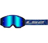 LS2 Charger Pro Motocross Brille, blau