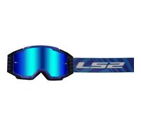 LS2 Charger Pro Motocross Brille, blau