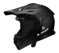 LS2 Crosshelm MX708 Fast II Solid matt 65 / = 3XL 65, 66 cm schwarz
