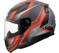 LS2 FF353 Rapid II Flitz Helm, grau-orange, Größe 3XL für Männer