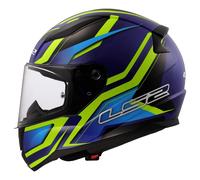 LS2 FF353 Rapid II Flitz Integralhelm neongelb-blau, Größe 3XL (65/66)
