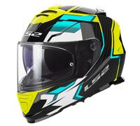 LS2 FF800 Storm II Tracker Gloss Black H-V Yellow (Größe: M)