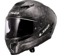 LS2 FF807 Dragon Forged Carbon Integralhelm Glanz Schwarz - ECE 22-06 2XL