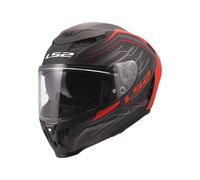 LS2, Integraler Motorradhelm DRAGON SUBIC Red, L