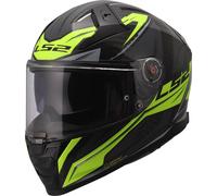 LS2 FF811 VECTOR II C SAVAGE Integralhelm schwarz-fluo gelb 4XL