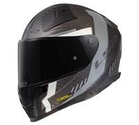 LS2 FF811 Vector II Carbon Grid Helm, carbon, Größe 4XL 67 68 für Männer