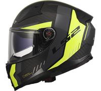 LS2 FF811 VECTOR II GRID Integralhelm matt schwarz-fluo gelb 4XL