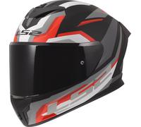 LS2 FF820 RAPID III HYPER Integralhelm matt schwarz-rot S