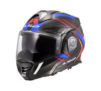 LS2 FF901 Advant X Carbon helmet Future II white blue