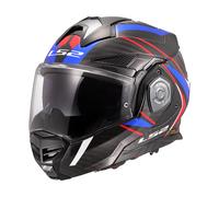LS2 FF901 Advant X Carbon Klapphelm Future II Glanz Weiß / Blau - ECE 22-06 S