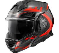LS2 FF901 Advant X Future Carbon Klapphelm, schwarz-rot, Größe XS