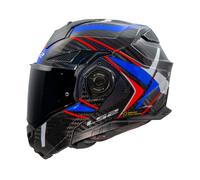 LS2 FF901 Advant X Carbon helmet Future II white blue