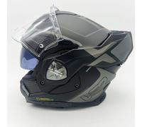 LS2 FF901 Advant X Metryk Klapphelm, schwarz-grau-silber, Größe M für Männer