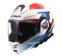 LS2 FF901 Advant X Nova Klapphelm weiss-blau-rot 06, Größe 3XL (65/66)