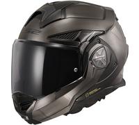 LS2 FF901 Advant X Solid Jeans Klapphelm, silber, Größe XS