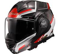 LS2 FF901 ADVANT X SPECTRUM Klapphelm schwarz-weiss-rot S