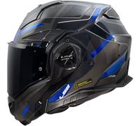 LS2, Klapphelm Motorrad ADVANT X SPECTRUM Black Titanium Blue, XS