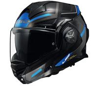 LS2 Helmets Advant X Spectrum Klapphelm, schwarz-titan-blau Größe: XS