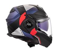 LS2 FF901 Advant X Ultra Motorradhelm (Schwarzmatt/Blau/Rot)