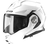 LS2 FF901 Valiant X Solid White Klappbarer Motorradhelm L