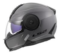 LS2 FF902 SCOPE II SOLID Klapphelm nardo grau XXL