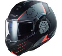 LS2 Helmets Klapphelm Advant Codex FF906, schwarz-titan matt Größe XL