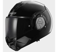 LS2 FF906 Advant solid gloss black Flip-back modular motorcycle helmet