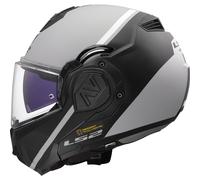LS2 FF906 Advant Swipe matt grau schwarz Gr. M 57/58