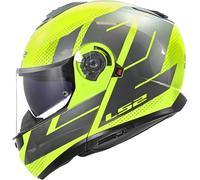 LS2 FF908 STROBE II CODE Klapphelm gelb-grau S