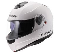 LS2, Modularer Motorradhelm Strobe II Gloss White, XXL