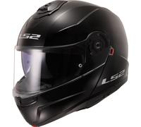 LS2 FF908 Strobe II Solid Klapphelm, schwarz, Größe S für Männer