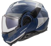 LS2 FF910 Advant II Astral Klapphelm, blau, Größe XS für Männer