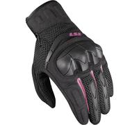 LS2 Kubra Motorrad Handschuhe Damen Schwarz / Pink S