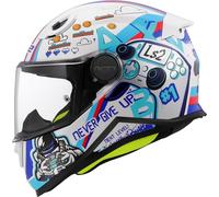 LS2, Integral-Motorradhelm für Kinder KID NEXT LEVEL White, S