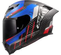 LS2, Integraler Motorradhelm DRAGON TRAX Blue Red, S