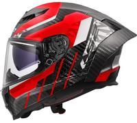 LS2 FF807 Dragon Trax Helm, rot Größe: L