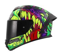 LS2, Integraler Motorradhelm RAPID III LYCANT Purple Green, L
