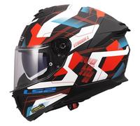 LS2, Integraler Motorradhelm STREAM II MIKA White Blue Red, M