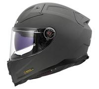 LS2 FF811 VECTOR II SOLID Integralhelm matt concrete grau 4XL