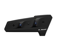 Spectrum Bluetooth Sprechanlage 4-Wege Interkom für LS2 Helme, Single Einzelkit UNI schwarz