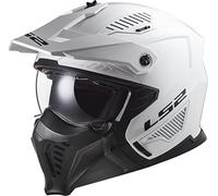 LS2, Jet modularhelme motorrad DRIFTER solid white 2206, XL
