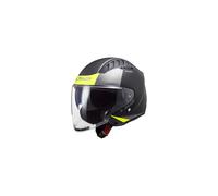 LS2, Jet-Motorradhelm COPTER II URBANE Matt Black H-V Yellow, M